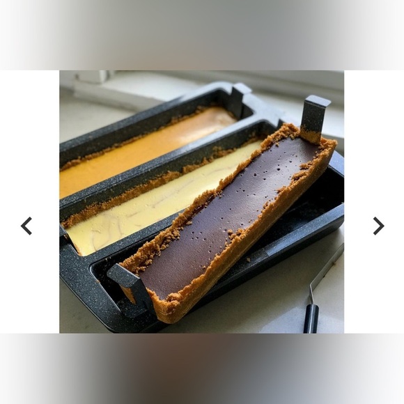 NIB Curtis Stone Dura-Pan+ Nonstick Trio Pan With Inserts 3 Channels 1 Pan - Picture 2 of 5